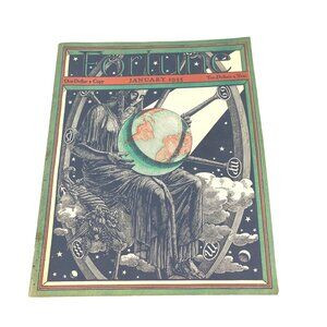 Vintage January 1933 Fortune Magazine Rare Collectible Issue with Classic Ads an